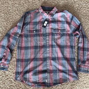 Tommy Hilfiger Men's Casual Plaid Shirt -